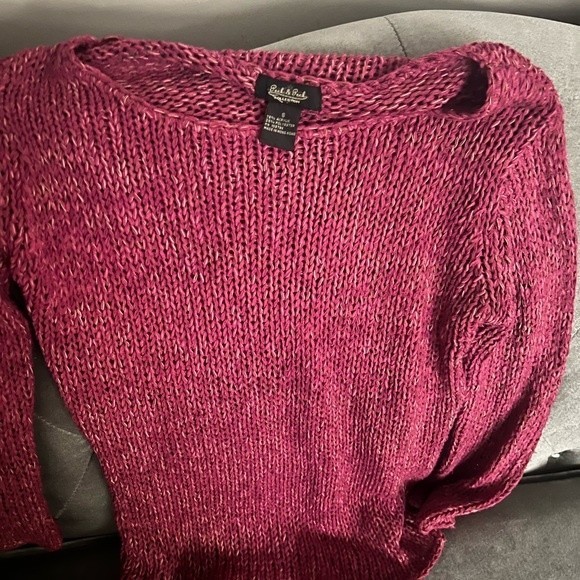 Peck & Peck PINK knit sweater size small - Picture 5 of 5